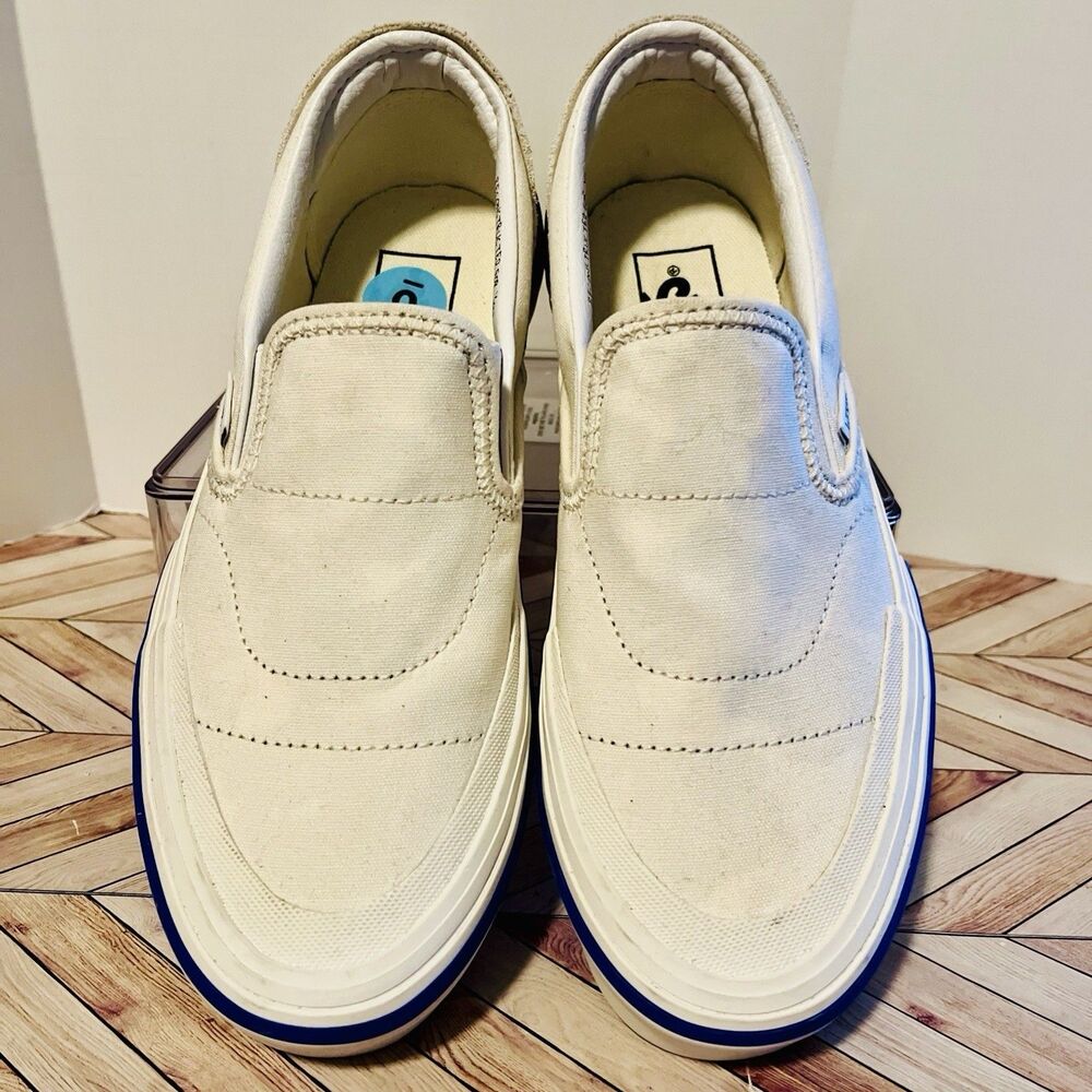 VANS Classic Slip-On Reconstructed Marshmallow M 6‎ W 7.5 Sneakers VN000BW4FS8 - Picture 3 of 10
